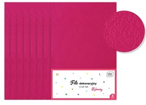 Bild von Filc dekoracyjny 8szt różowy