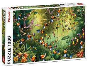 Obrazek Puzzle 1000 Ruyer Tukany w dżungli
