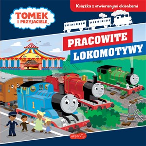 Obrazek Pracowite lokomotywy Tomek i przyjaciele Książka z otwieranymi okienkami