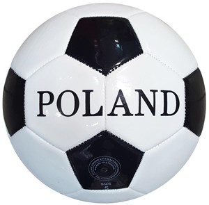 Obrazek Piłka nożna polska czarno-biała