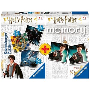 Bild von Puzzle 2D 3w1 + memory Harry Potter
