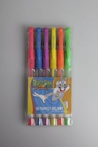 Obrazek Długopisy żelowe brokatowe 6 sztuk