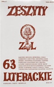 Obrazek Zeszyty literackie 63 3/1998