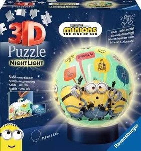 Obrazek Puzzle 3D Świecąca kula: Minionki