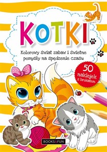 Bild von Kotki Kolorowy świat zabaw i świetne pomysły na spędzenie czasu 50 naklejek z brokatem