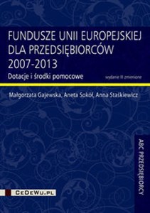 Obrazek Fundusze Unii Europejskiej dla przedsiębiorców 2007-2013 Dotacje i środki pomocowe