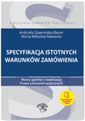 Specyfikac... - Baran Andrzela Gawrońska, Marta Mikulska-Nawacka -  Książka z wysyłką do Niemiec 
