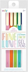 Obrazek Długopisy żelowe Fine Line 6szt