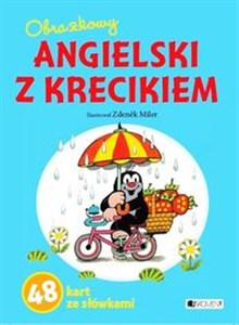 Obrazek Obrazkowy angielski z krecikiem niebieski 48 kart ze słówkami