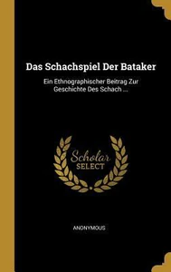 Obrazek ANONYMOUS: GER-SCHACHSPIEL DER BATAKER