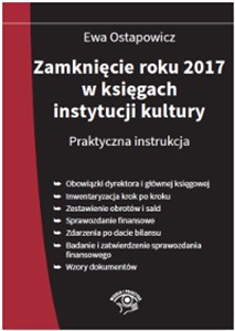 Bild von Zamknięcie roku 2017 w księgach instytucji kultury Praktyczna instrukcja