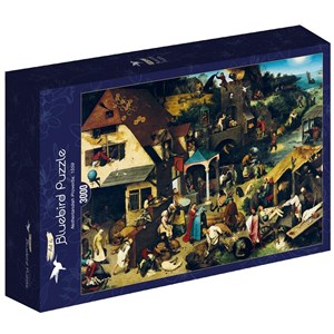 Obrazek Puzzle 3000 Przysłowia, Piotr Brueghel, 1559