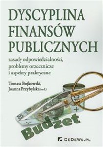 Bild von Dyscyplina finansów publicznych zasady odpowiedzialności, problemy orzecznicze i aspekty praktyczne