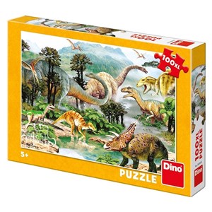 Bild von Puzzle 100 XL Dinozaury