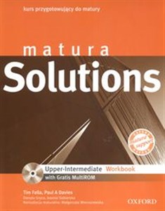 Obrazek Matura Solutions Upper Intermediate workbook z płytą CD Kurs przygotowujący do matury