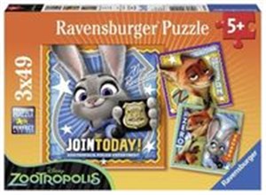 Obrazek Puzzle Zootopia 3x49