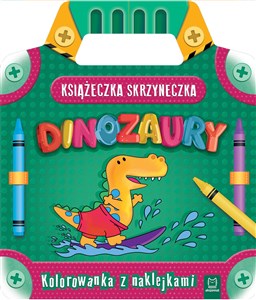 Bild von Książeczka-skrzyneczka Dinozaury Kolorowanka z naklejkami