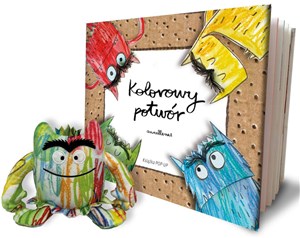 Obrazek Kolorowy potwór. Książka Pop-up z maskotką