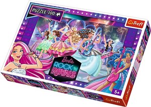 Bild von Puzzle Barbie Królowe rocka 100