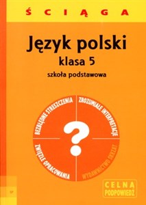 Obrazek Język polski 5 ściąga Szkoła podstawowa