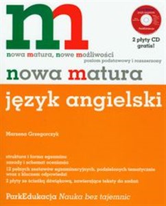 Obrazek Nowa matura Język angielski + 2 płyty CD Poziom podstawowy i rozszerzony