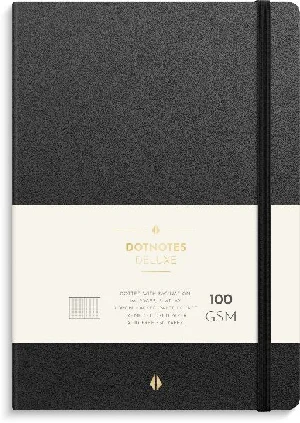 Obrazek BURDE DOTNOTES DELUXE A5 SCHWARZ