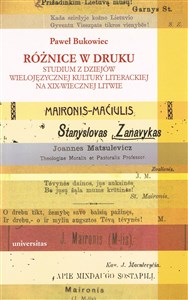 Bild von Różnice w druku Studium z dziejów wielojęzycznej kultury literackiej na XIX-wiecznej Litwie