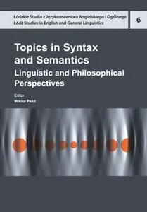 Bild von Topics in Syntax and Semantics Linguistic and Philosophical Perspectives