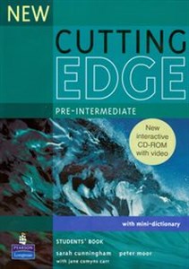 Obrazek Cutting Edge New Student's Book + CD Pre-Intermediate Poziom A2