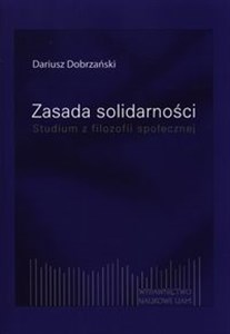 Bild von Zasada solidarności Studium z filozofii społecznej