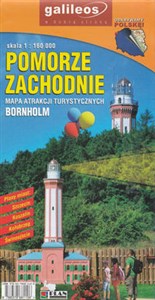 Bild von Pomorze Zachodnie mapa atrakcji turystycznych 1:160 000