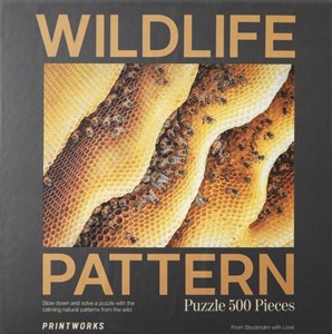 Bild von Puzzle 500 Wildlife Pattern Bee