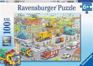 Obrazek Puzzle 2D 100 Pociąg w mieście XXL 10558