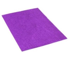 Bild von Filc dekoracyjny fioletowy 20x30cm 10szt