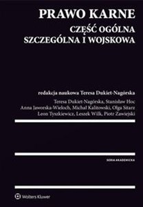 Obrazek Prawo karne Część ogólna szczególna i wojskowa