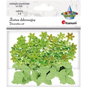 Bild von Zestaw do dekoracji jasnozielony