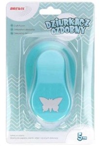 Obrazek Dziurkacz ozdobny - Motyl 5cm MIX