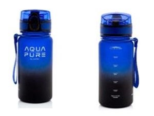 Bild von Bidon Aqua Pure 400ml blue/black ASTRA