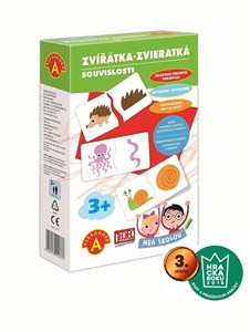 Obrazek Puzzle Zwierzątka zabawa i nauka CZ/SK ALEX