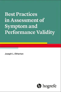 Obrazek ETHERTON, J: BEST PRACTICES IN ASSESSMENT OF SYMPTOM AND PER