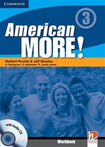 Obrazek American More! Level 3 Workbook with Audio CD