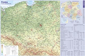 Bild von Podkładka mapa Polski fizyczna