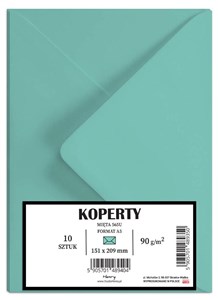 Bild von Koperty A5 miętowe 10szt
