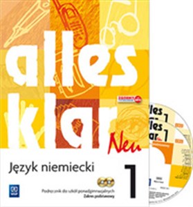 Obrazek Alles klar Neu 1 Podręcznik + CD Zakres podstawowy Szkoła ponadgimnazjalna