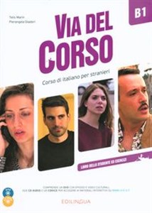 Bild von Via del Corso B1 Libro dello studente ed esercizi + 2 CD + DVD