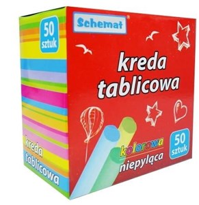 Bild von Kreda tablicowa 50szt kolor