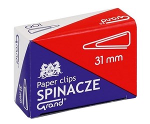 Obrazek Spinacze trójkątne T-31 (100szt*10) GRAND