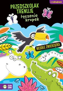 Obrazek Przedszkolak trenuje łączenie kropek Wesołe zwierzątka