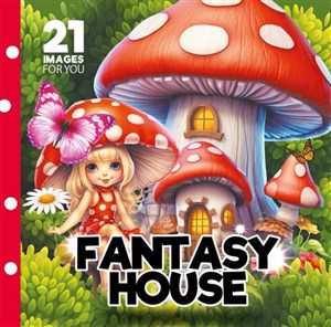 Obrazek Kolorowanka usztywniana Fantasy House Bajkowe domki