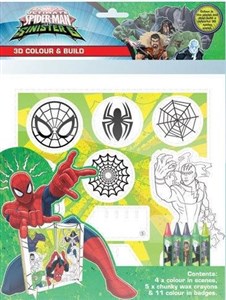 Bild von Spiderman. Koloruj i twórz scenki 3D z kredkami